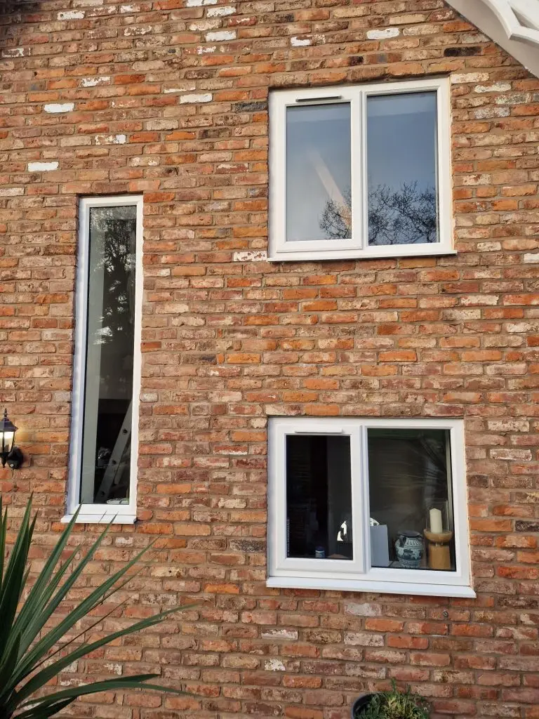 image of 3 new white upvc windows