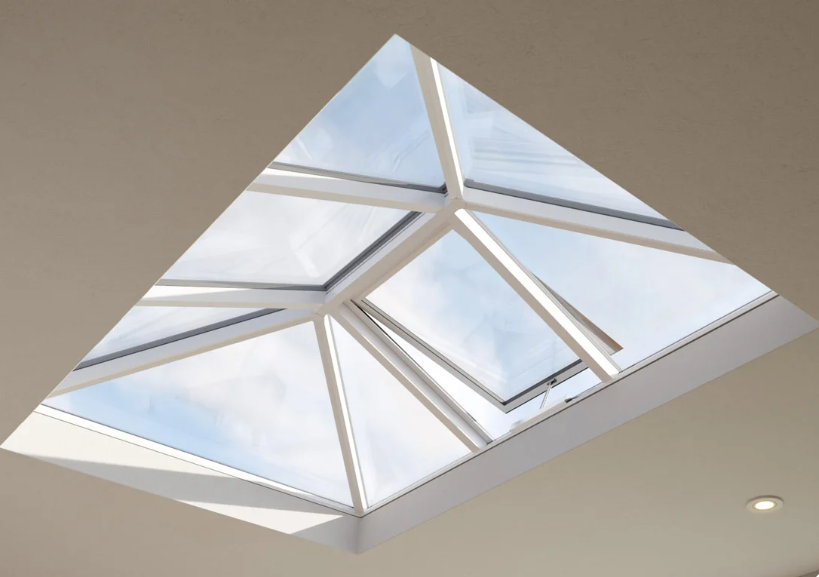 interior view of a fitted roof lantern