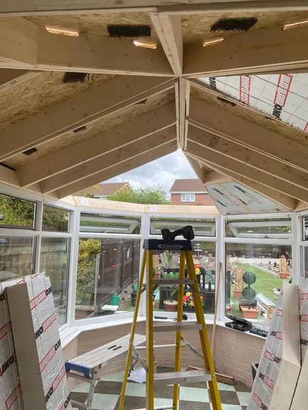 image of Our Conservatory Roof Conversion Process